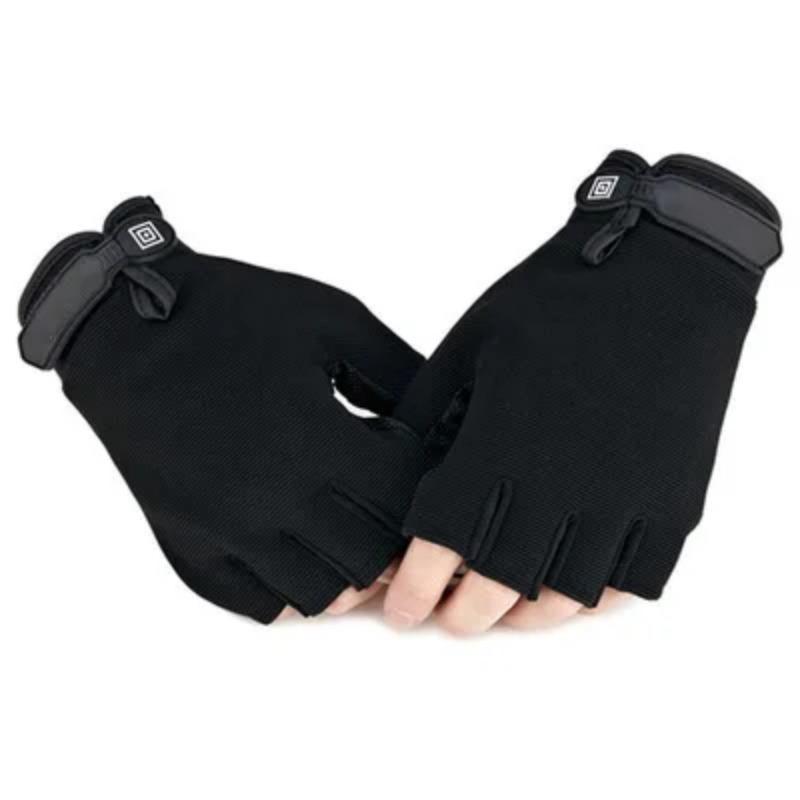 Men Camouflage Tactical Gloves Outdoor Sport Cycling Half Finger Anti-Slip Shock-Absorbing Fitness Fingerless Mittens Warmer