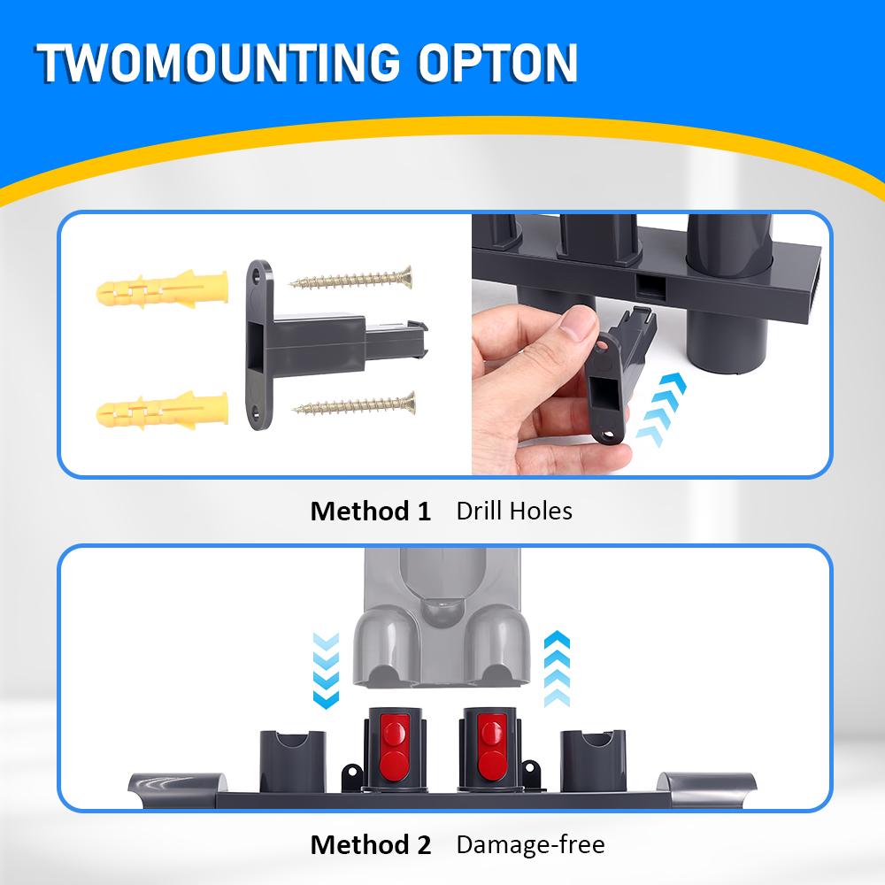 Vacuum Cleaner Bracket Accessories for Dyson V7 V8 V10 V11 V15 Hanger Base Brush Tool Removable Storage Equipment Shelf
