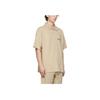 Fear of God Essentials Fall Winter 21 SSENSE Exclusive Jersey Polo With Logo Unisex Tops Beige Linen FOG-FW21-112