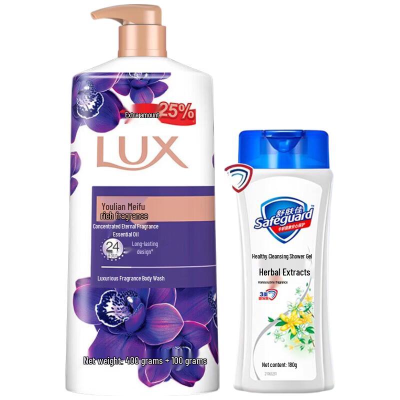 Lux & Safeguard Shower Gel Combo