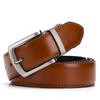Belt Men's Rotating Button Head Pin Buckle Belt Men's Versatile Double Sided Belt Body Belt