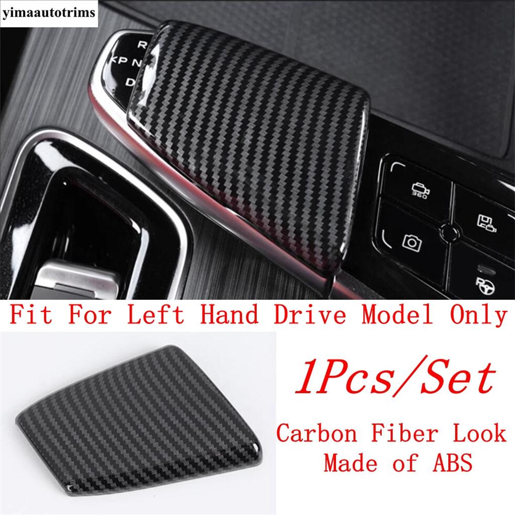 Car Gear Shift Head Knob Decoration Cap Sequ Cover Trim For CHANGAN UNI-T UNIT - 2024 Carbon Fiber Accessories Interior