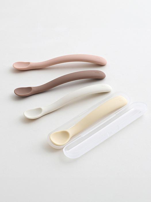 TACKAON Takgaon 1.2.3 Silicone 1-2 Step Spoon Set (Case Included)