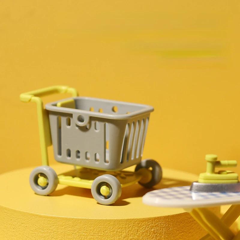 Miniature Furniture Forest Family Washing Machine Accessories Dollhouse Simulated Toy Children's DIY Mini Laundry Gift For Kids