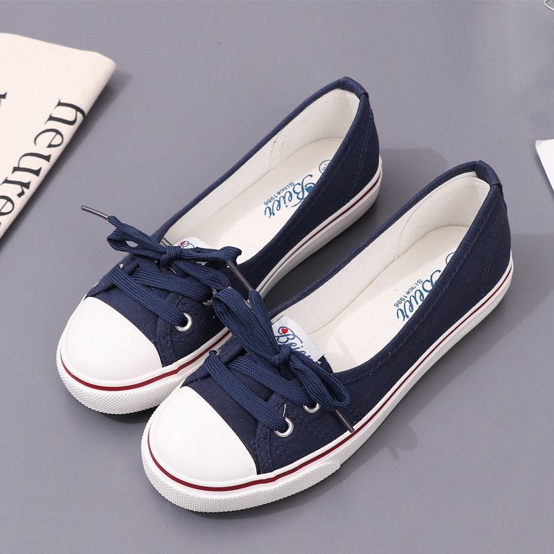 Whit Women's Canvas Shoes Flat Summer Ladies Footwear Daily Routine Original Light Aesthetic 2025 New Arrival Cheap Y2k Fashion