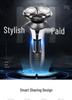 Cross-Border 3-in-1 Rechargeable Men's Electric Shaver - Portable, Multi-Functional Beard Groomer