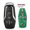 Jingyuqin Remote Car Key for Ford Mondeo Explorer Mustang Focus Fusion S-Max Galaxy KeylessGo 315/433/868/902Mhz ID49 Control