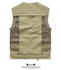 Gilet de pêche en maille à poches multiples à séchage rapide pour homme - Veste décontractée d'extérieur Printemps & Automne