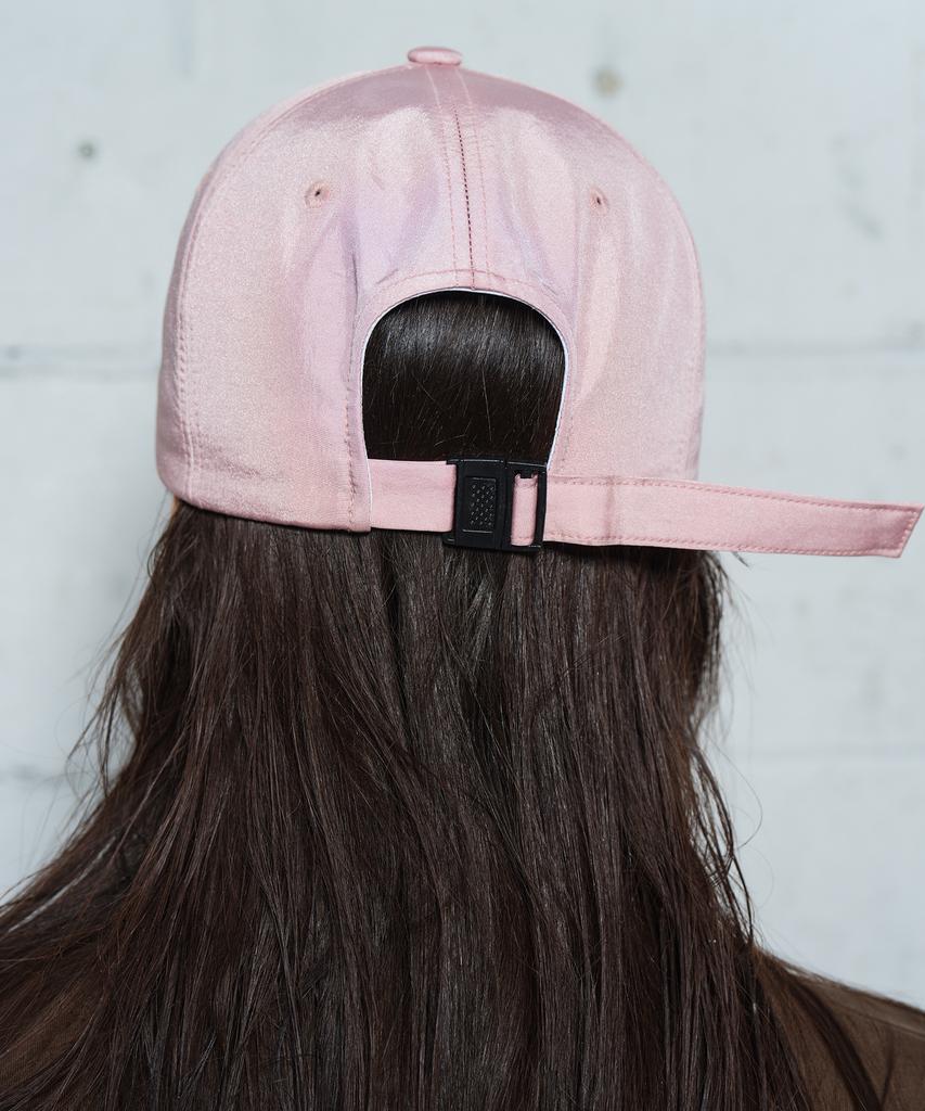 SLOWACID 3-Line Star Logo Nylon Ball Cap [Light Pink]