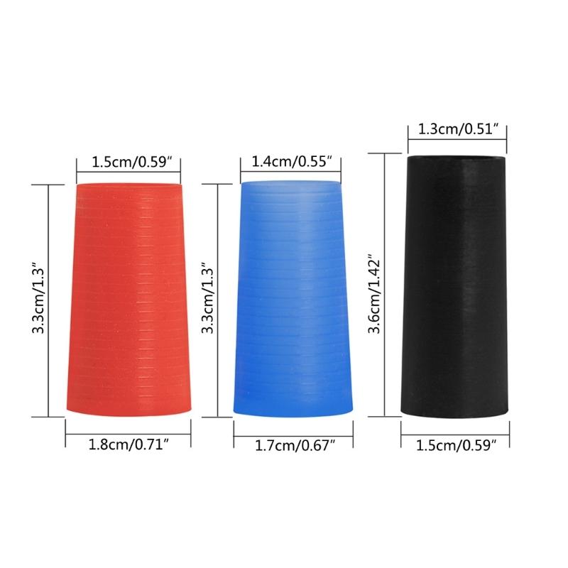 Set de 3 piese Gât curbat pentru saxofon alto Manșon de cauciuc Inele de silicon În loc de plută Accesorii pentru instrumente Piese de reparație