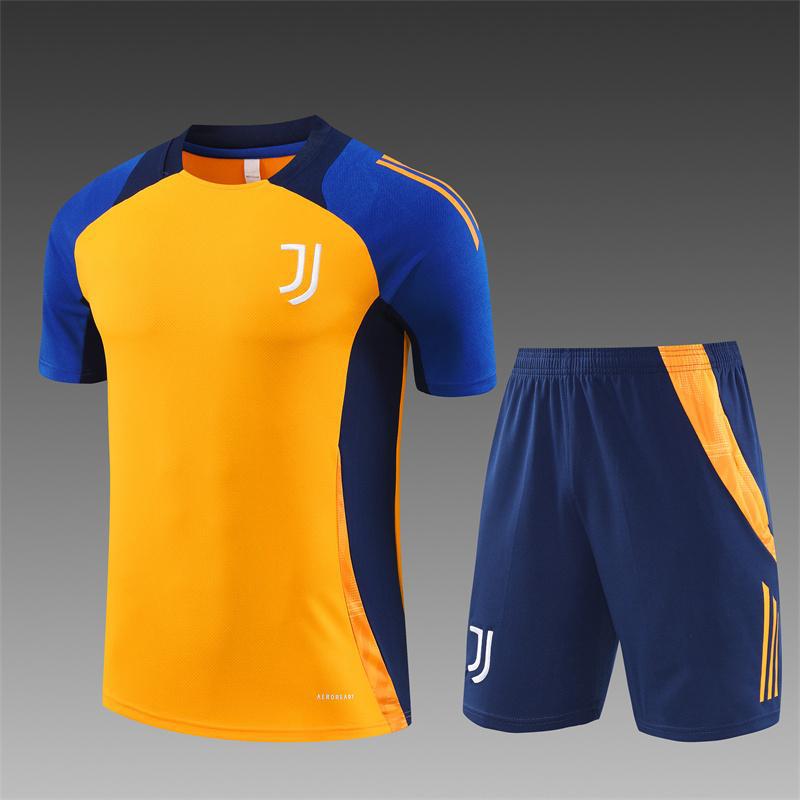 Maglia a maniche corte Juventus Adulti Bambini Pre-partita Sportiva Autunno Inverno Mezza zip Maglia da allenamento Set maglia da calcio Inter