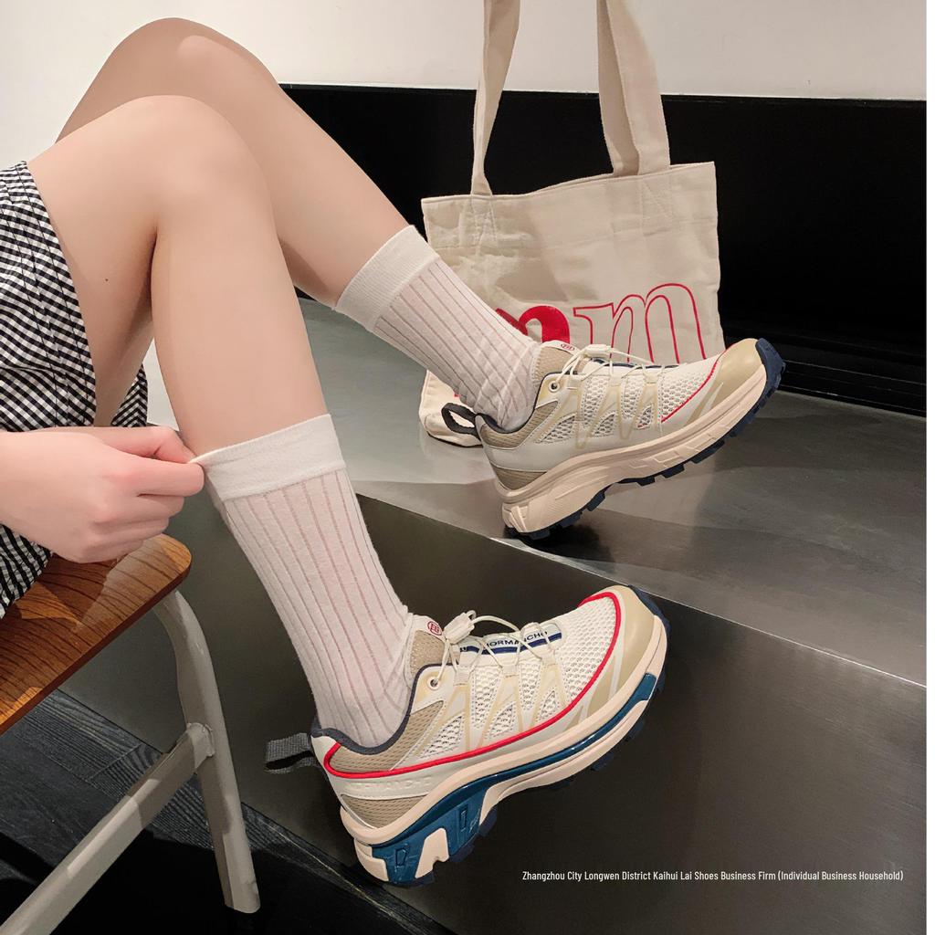 Women's 2025 Summer Mesh Dad Shoes with Thick Sole, Breathable Design, Height-Boosting, and Slimming Effect for a Casual Sporty Look