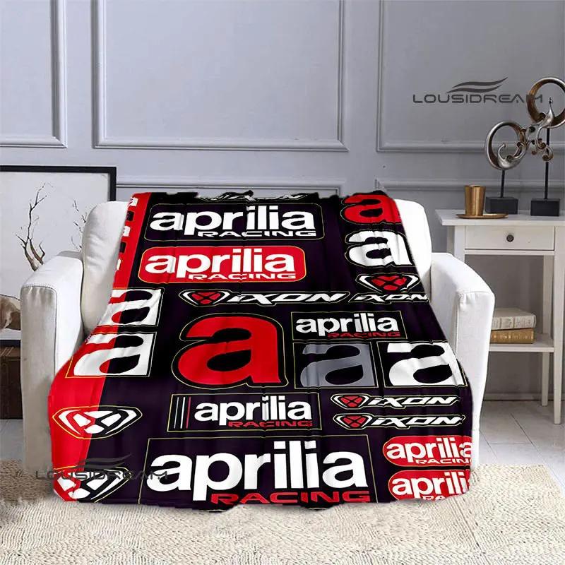 Aprilia Motorcycle Logo Printed Blanket Children's Warm Blanket Soft and Comfortable Blanket Home Travel Blanket Birthday Gift