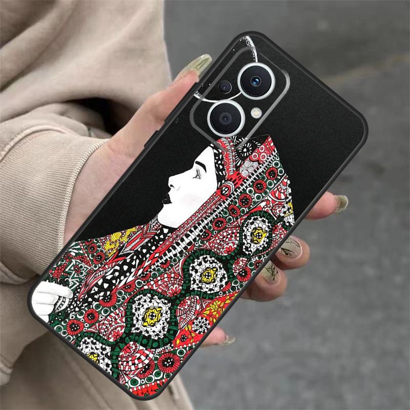 Muslim Islamic Arabic Hijab Girl Case For OPPO Reno 7 8 Lite 10 11 12 13 14 Pro 8T 12F 13F 14F OPPO Find X8 X6 X9 Pro Cover