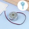 RF-300C Mini 300 Motor DC 1,5V -6V 7000 U/min Mikro 24,4MM Rundwellenmotor Geringer Stromverbrauch DIY Solarstromventilator Hobby Spielzeugmodell