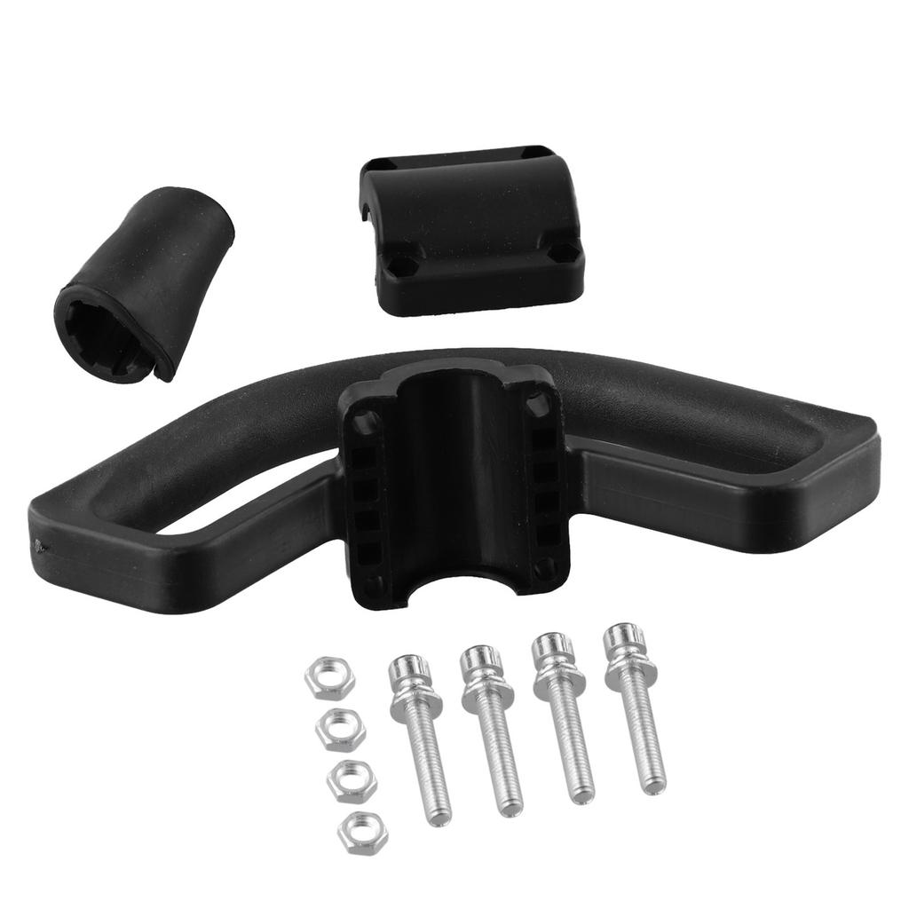 1 Set Loop Handle Bar Accessories Black Easy Installation