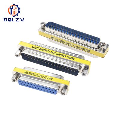 MINI DB9/DB15 9/15/25/37Pin Female/Female/Male Gender Changer VGA Plug Connector Adapter D-Sub RS232 Serial Plug Connector