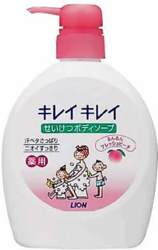 

Kirei Kirei Clean Body Soap, Fresh Peach Scent, 580ml Pump Bottle