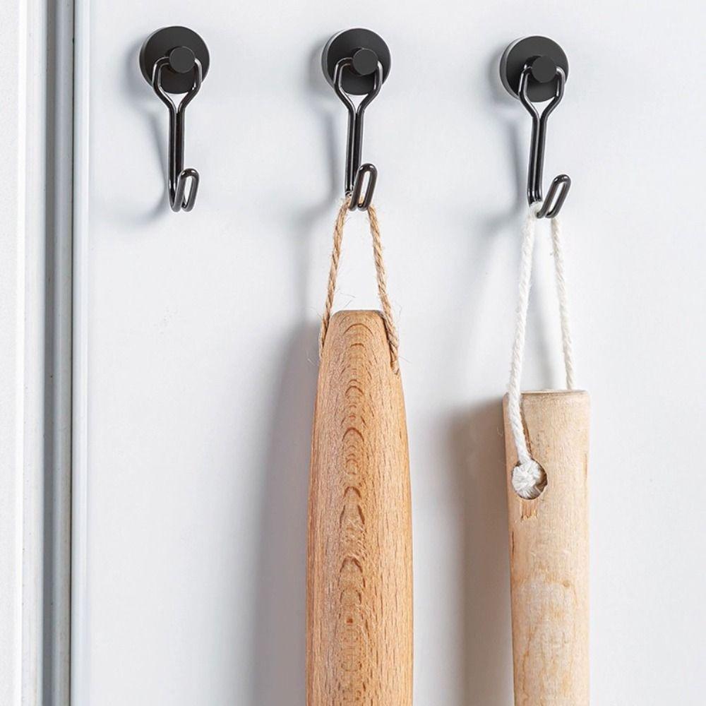 Non-trace Magnetic Hook Strong Magnetic Storage Hook Mini Key Hanger  Wall Hanging
