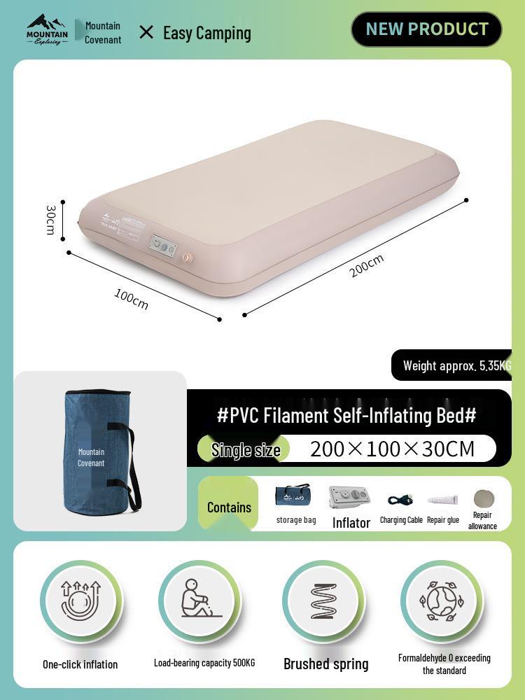 Mountain Inflatable Camping Mattress for Outdoor and Home Use
