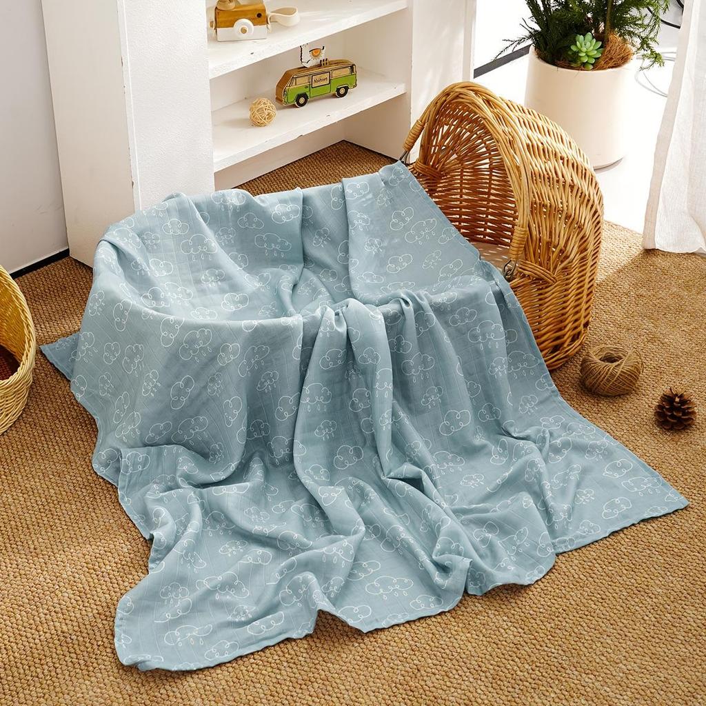 Kangobaby Pure Cotton Double Layer Baby Blanket & Swaddle