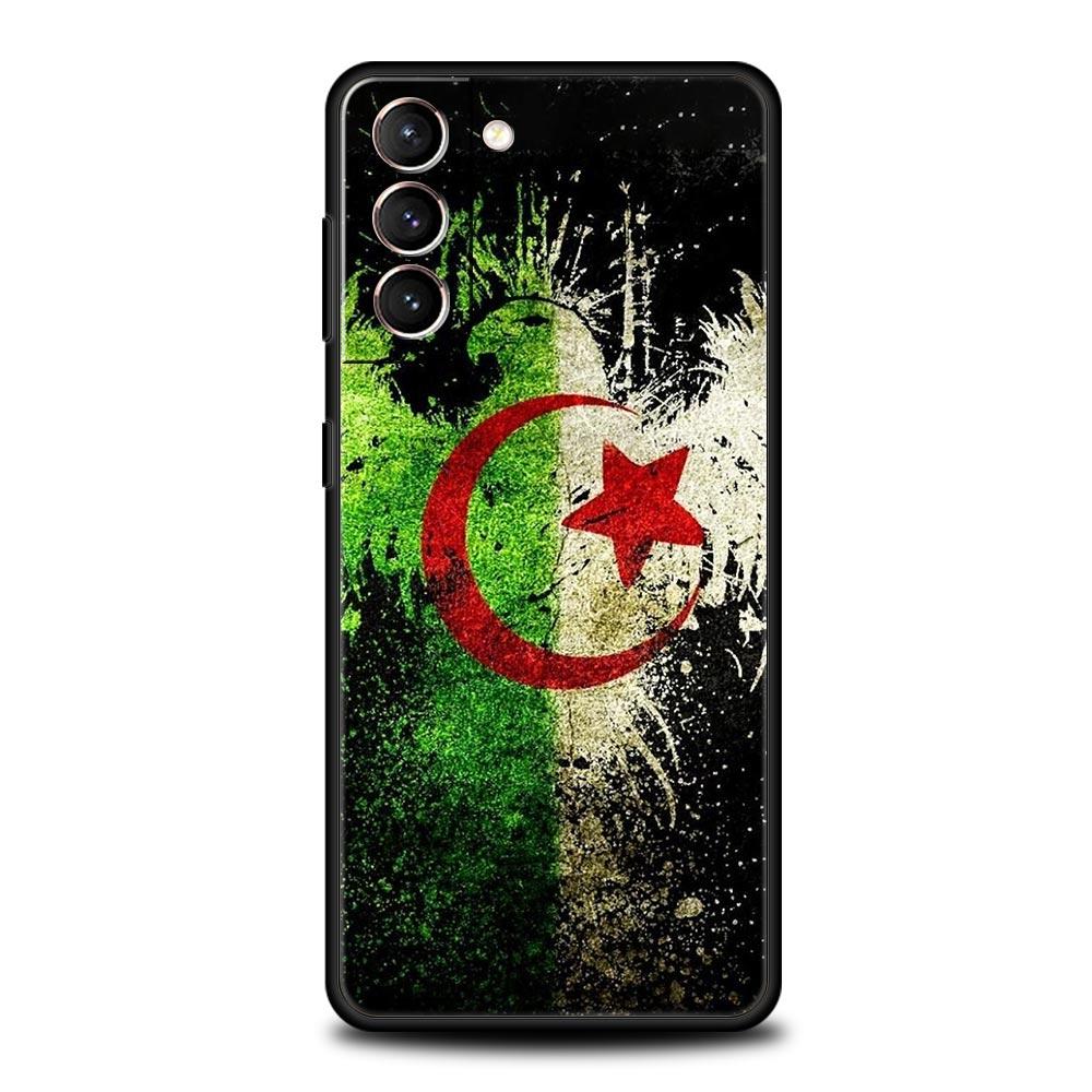 Algeria Passport Phone Case For Samsung Galaxy S25 Edge S24 S23 S22 S20 Ultra S21 FE 5G S10 Plus Soft TPU Cover