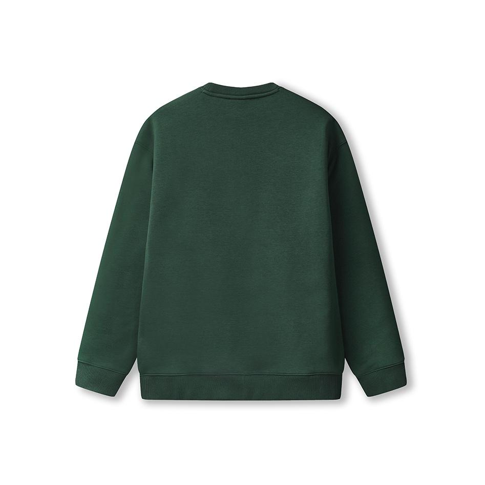 Fila Original Pullover Fleece Fashion Classic Versatile Soft Comfortable Warm Loose Sweatshirt Unisex Sweatshirt F51U549202F-GN