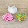 Silicone Candle Mold Flower Shape Unique Handmade Candle Molds Home Decortaion Molds Silicone Texture for Hand-Making
