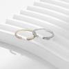 MODIAN 925 Sterling Silver Simple Open Size 6-8 Stackable Finger Ring Classic Gold Color Adjustable Rings For Women Jewelry Gift Coupon & Discount