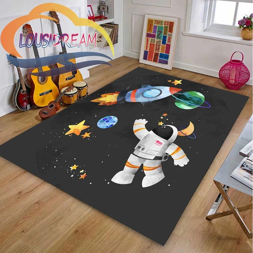 3D Pattern space universe  vector and many planets in galaxy-Popular Cushion In Europe  America Fashionable Carpet
