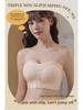 Seamless Strapless Bra for Large Busts: Non-Slip, Invisible, Tube-Style, Gathered Design, Sexy Back, Thin for Summer.