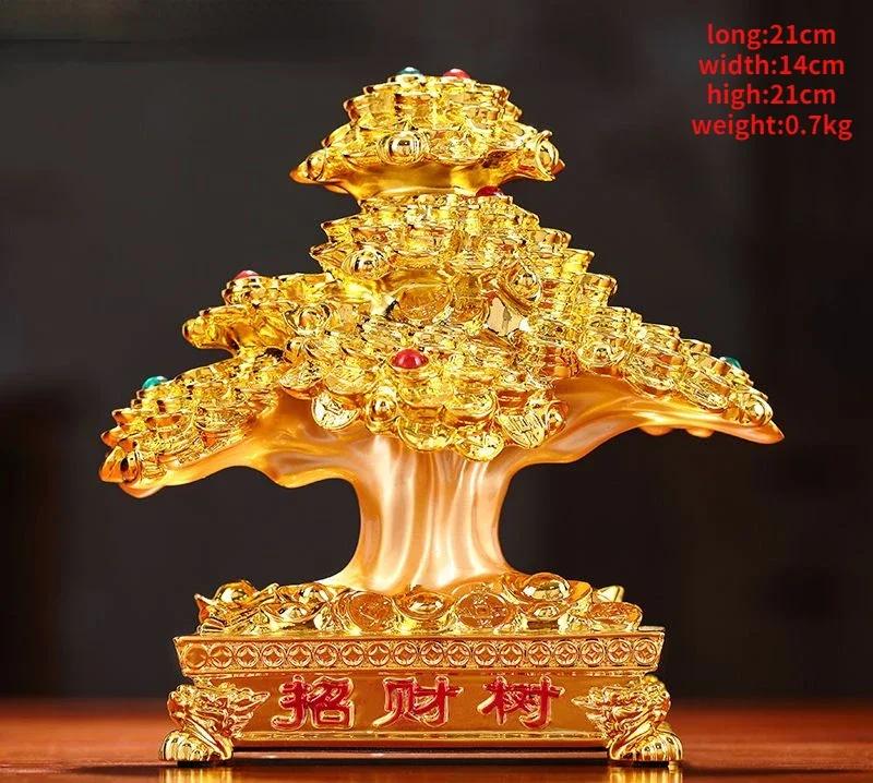 Fortune Tree Money Tree Business Gifts Living Room Fortune-making Ornaments Crafts Decorations
