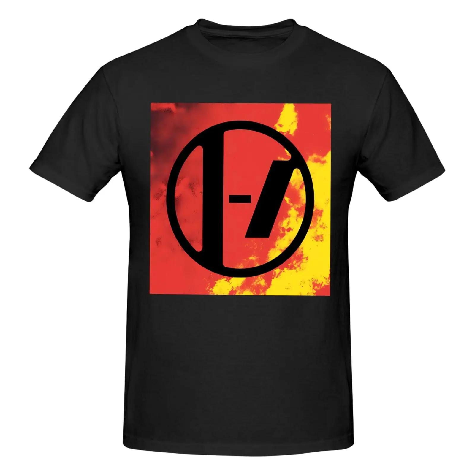 

Мужская футболка Twenty One Pilots Банда Женская Мужская Унисекс С коротким рукавом Оверсайз Рэпер Хип-хоп Панк Уличная одежда Харадзюку Унисекс Футболка 4XL