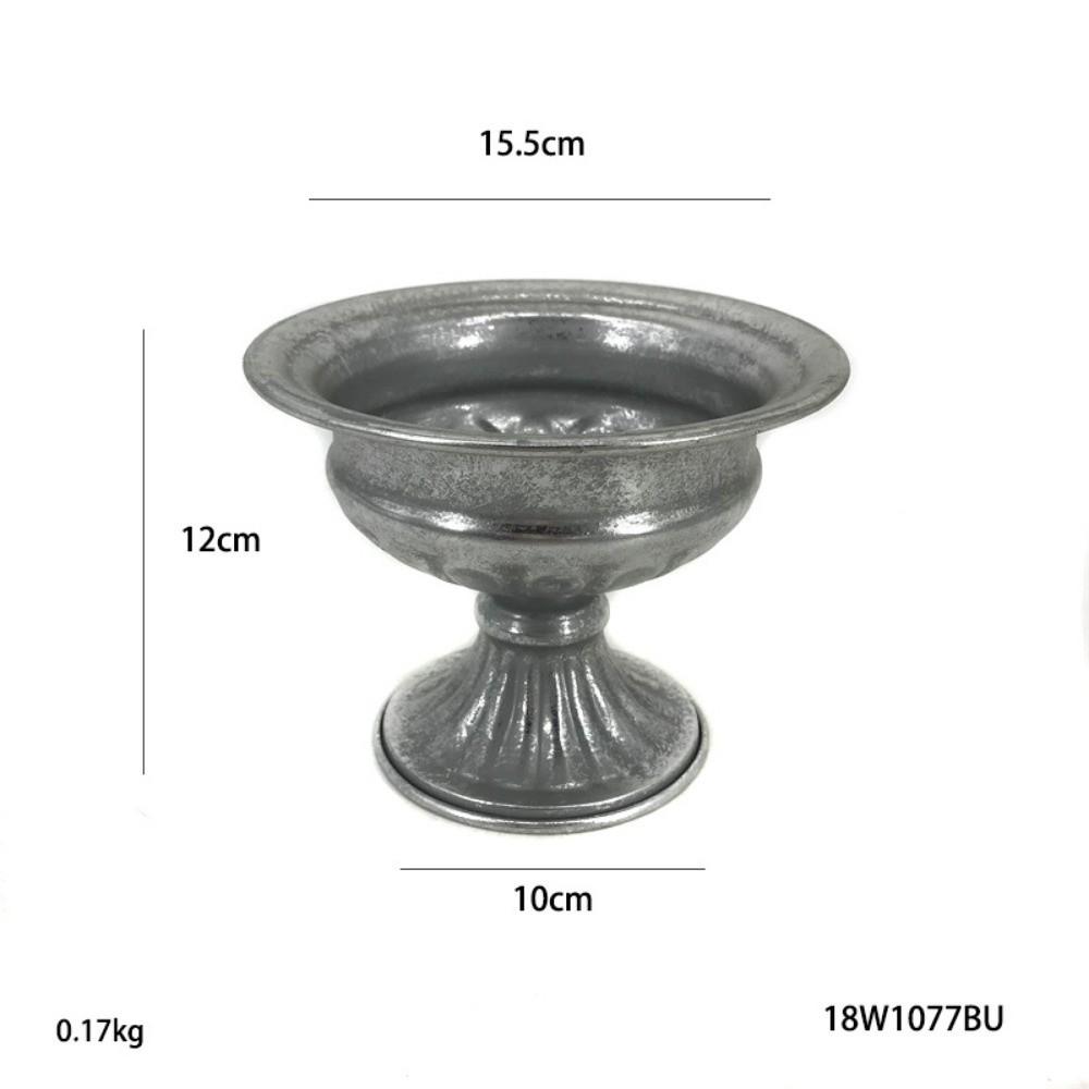 Classical Iron Flower Vase Simple Roman Plant Pot New Flower Planter  Home Decoration