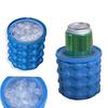 Large Silicone Ice Bucket & Ice Cube Maker for Outdoor Picnics