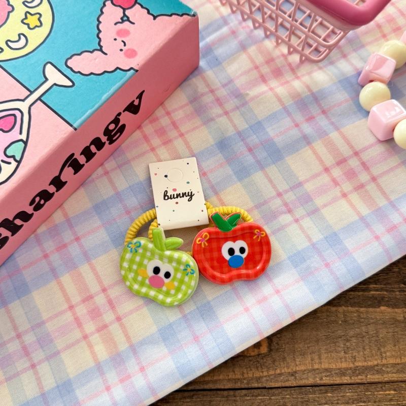 2Pcs/Set Resin Doodle BB Clips Funny Cute Fruit Hair Clips for Kids Non-Damage Gentle Hair Accessories for Girls Toddler Headwear Hair Accessories