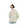 New MLB New York Yankees Sweatshirts Women's Ecru 3FMTH0134-50CRD