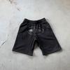 Corteiz American Street Hip Hop Printed Knitted Shorts Men's Trend Brand Summer Loose High Street Five-point Central Guard Pants