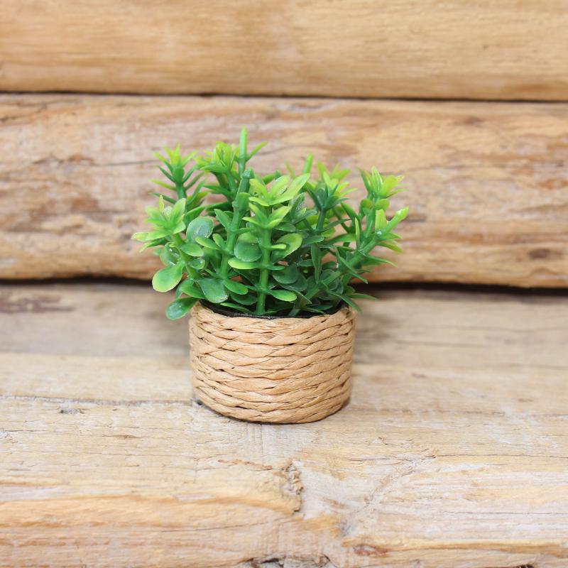 1Pcs Home Garden Furniture Decor Toy 1:12 Dollhouse Miniature Simulated Tree Potted Green Potted Plants Doll House Accessories