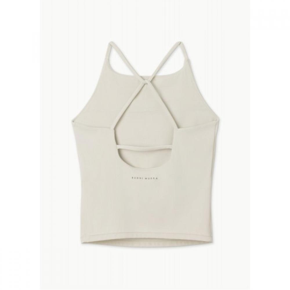 Budhi Mudra Triangle Tank Top Light Gray  B61002att2b C13 