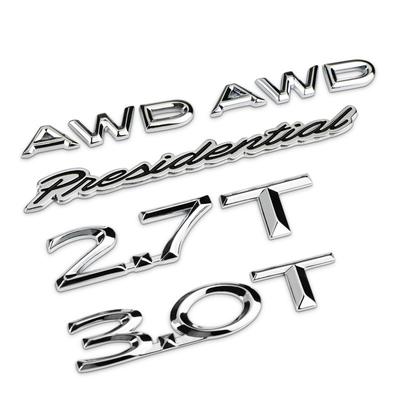 AWD Four-wheel Drive Tail Standard Car Modification and Upgrade Sticker Is Suitable for 2.7T 3.0T Car Standard Displacement Standard