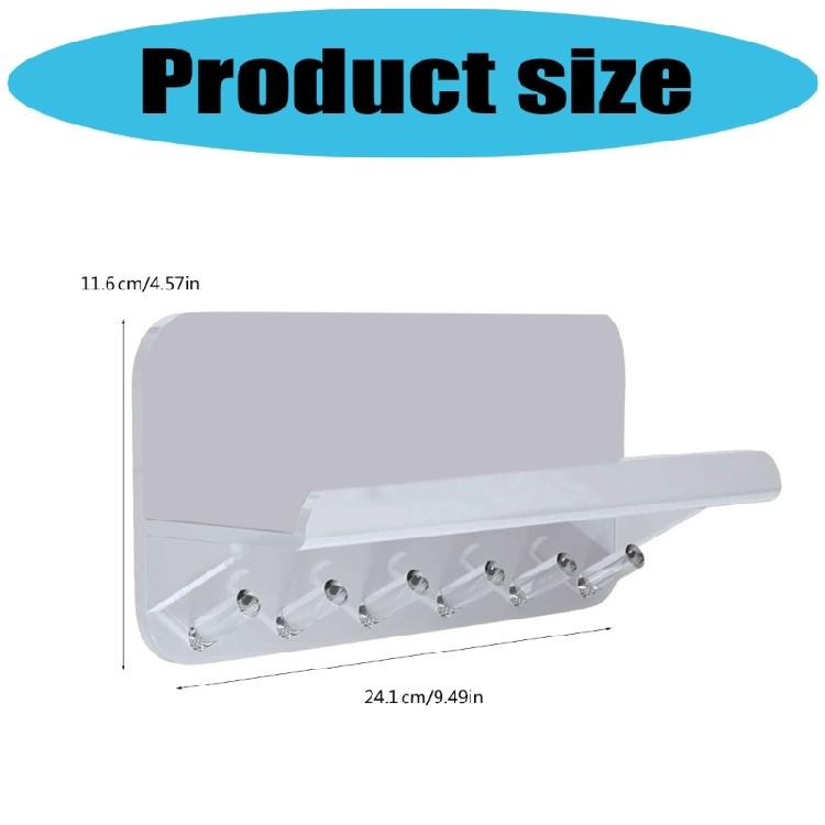 Hygroscopic Resistant Modern Key Display Shelf Wall Mounted Storage Solution For Compact Living Spaces