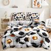 Three-Piece World Cup Football Quilt Cover Decorative Bedding Digital Printing Kit