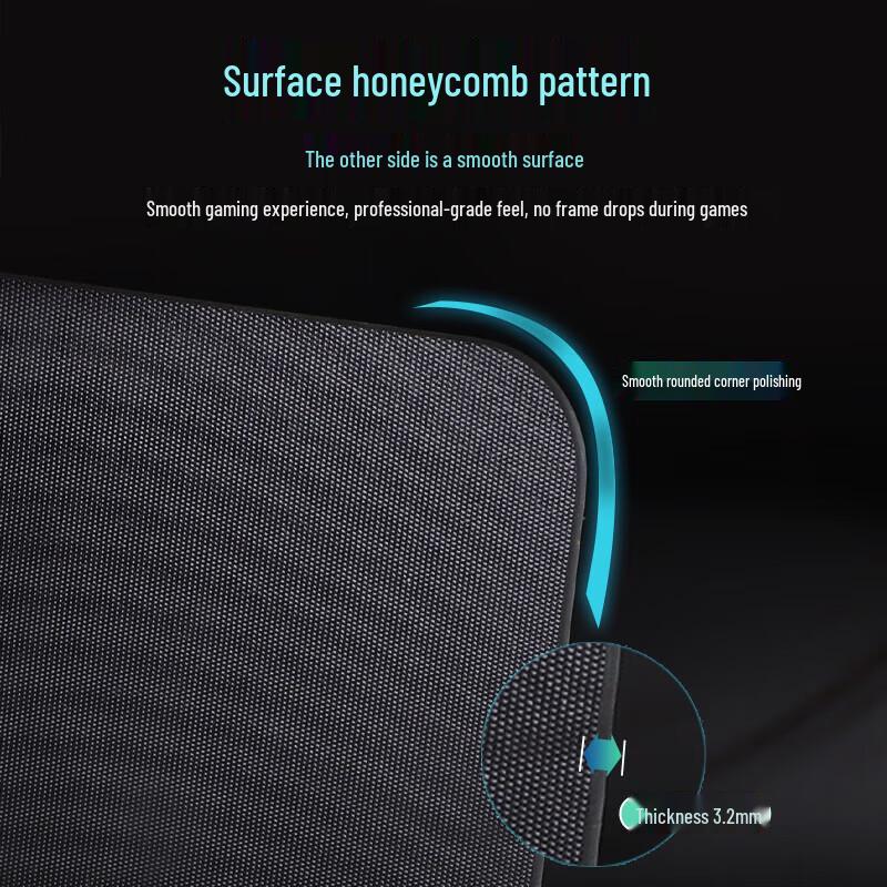 Linlei Glass Gaming & Office Mouse Pad
