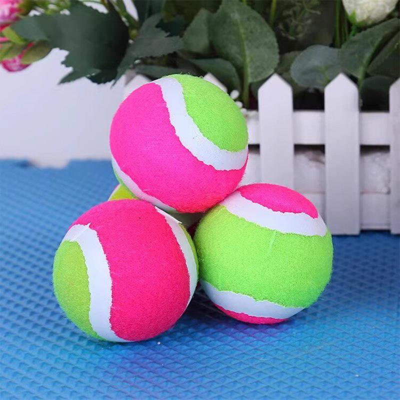 1/2pcs 6.5cm Balls for Dog Toy Ball Colorful Pet Indoor And Outdoor Exercise Props Pet Supplies Dog Cat Training Props TMZ
