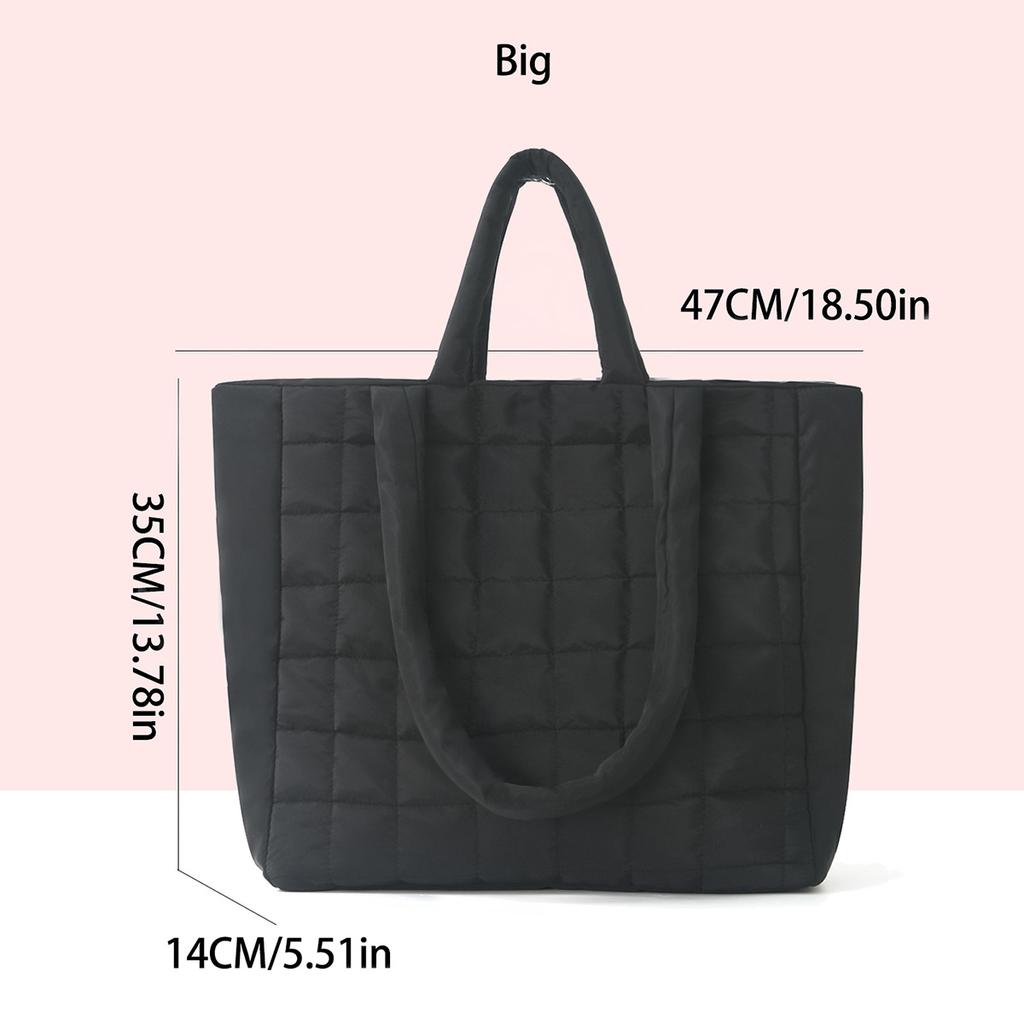 Casual Large-Capacity Bag Women'S Fleece Underarm Bag Simple One-Shoulder Messenger Tote Bag