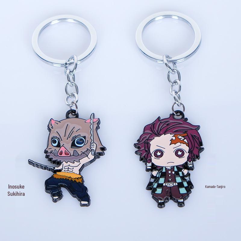 Demon Slayer Tanjiro, Sabito & Makomo Masks Keychain, Rabbit Necklace, Muzan