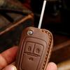 Handmade Leather Buick & Chevrolet Folding Car Key Cover