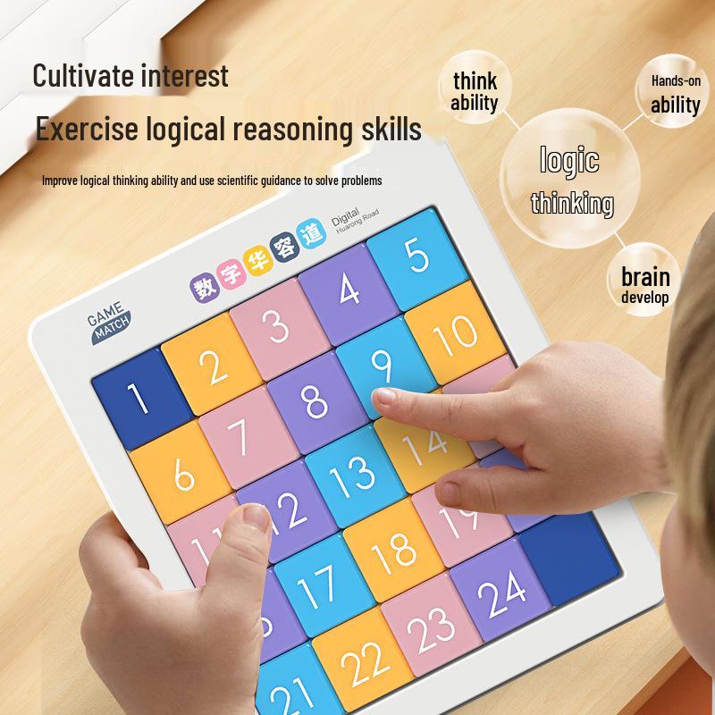 Magnetic Color Huarongdao: Educational Digital Sliding Puzzle for Student's Multi-Stage Thinking Training