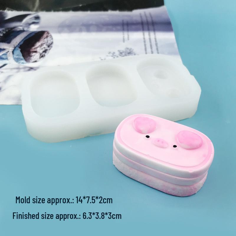 Piggy Silicone Pinching Molds for Milk Bites, Buns, Hawaiian Rolls, Cheese, and Bagels